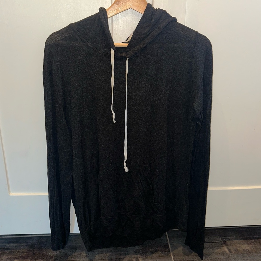 Brandy Melville Black Sweatshirt Classic Crew Neck